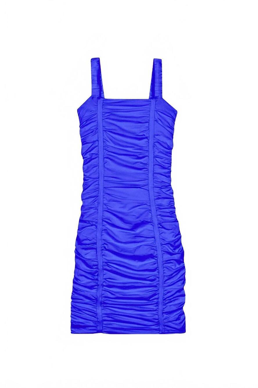 NEW KATIE J NYC girl's junior scarlett dress in cobalt